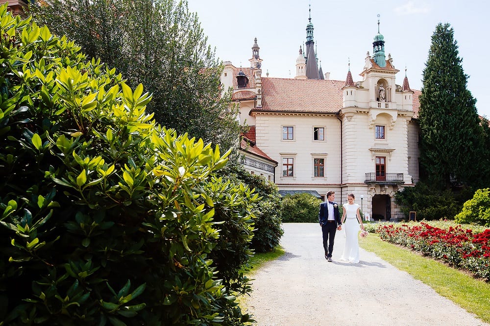 Wedding at Pruhonice Castle